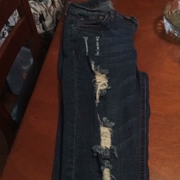 American Bazi High Waisted Distressed Jeans 👖 - Picture 4 of 8
